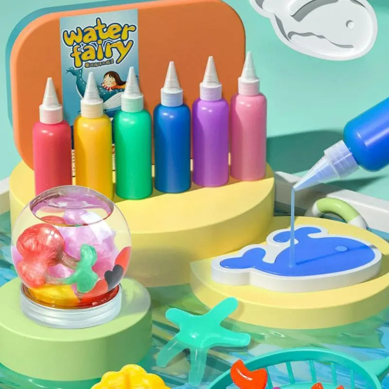 Gel Mágico De Agua Para Niños incluye Moldes 50%OFF