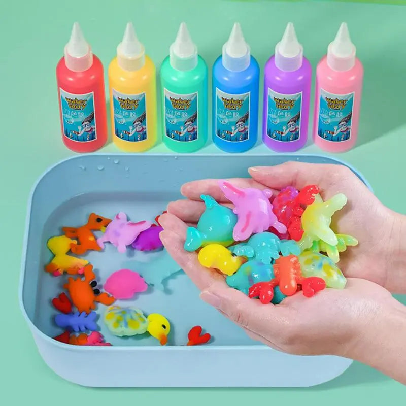 Gel Mágico De Agua Para Niños incluye Moldes 50%OFF