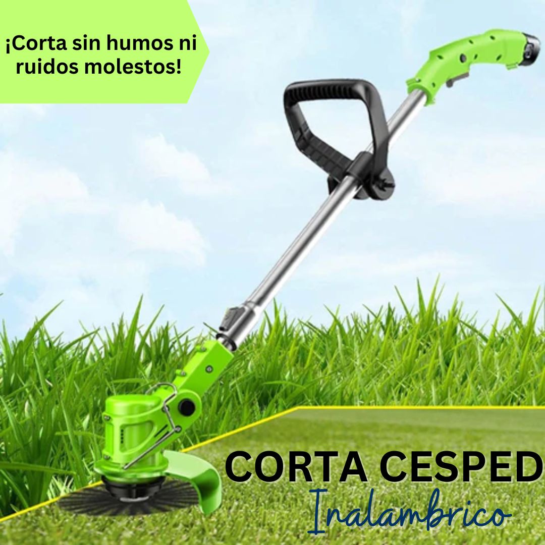 Corta Cesped Inalambrico 2 Baterias 50% OFF +GAFAS GRATIS