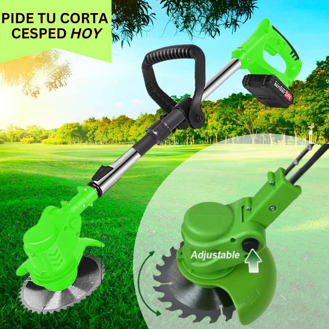 Corta Cesped Inalambrico 2 Baterias 50% OFF +GAFAS GRATIS
