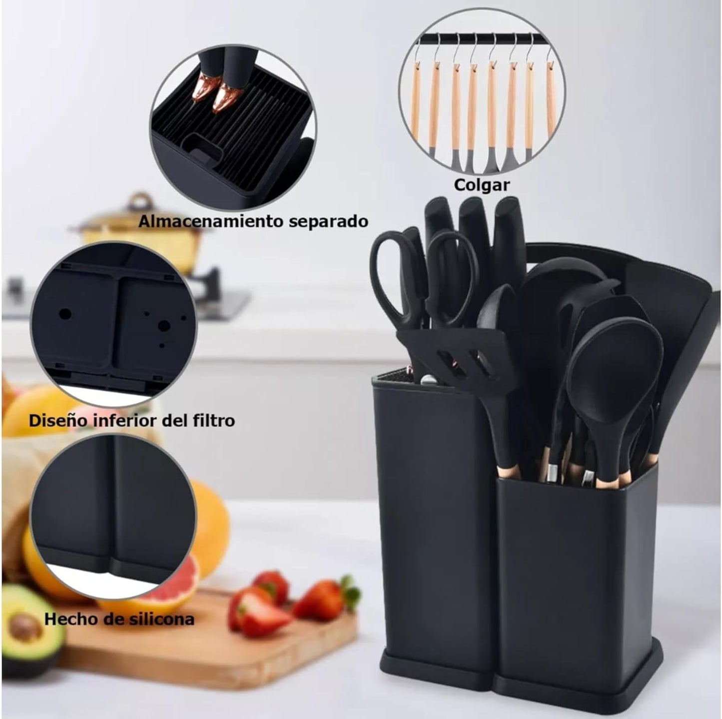 Juego de Utensilios Kitchen Pro 50% OFF