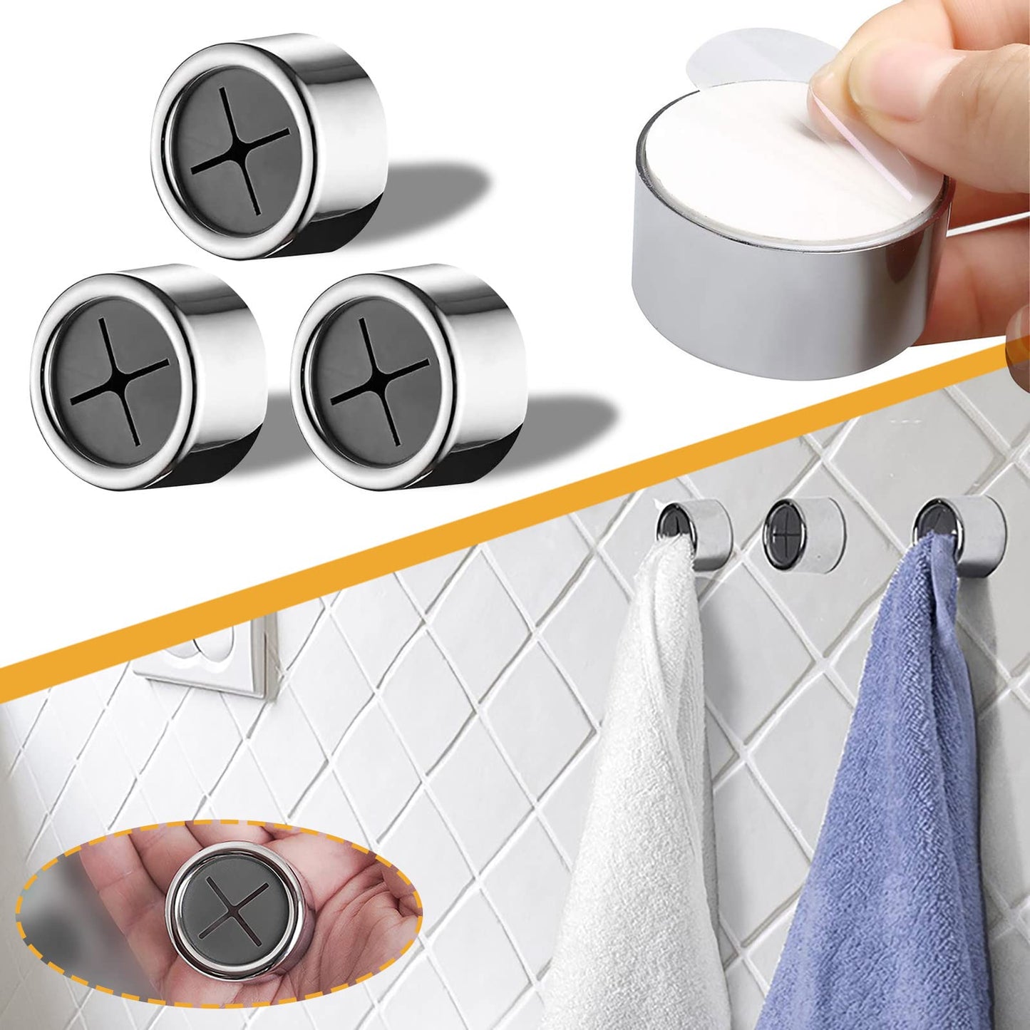 Pack de 3 Unidades Soportes Para Toallas 50% OFF
