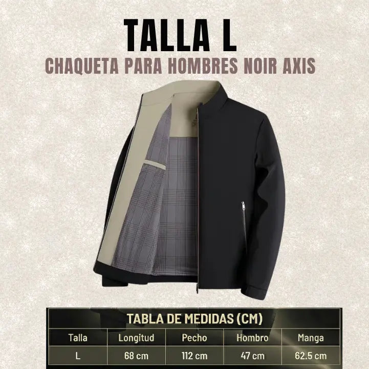 Chaqueta para Hombres Noir Axis