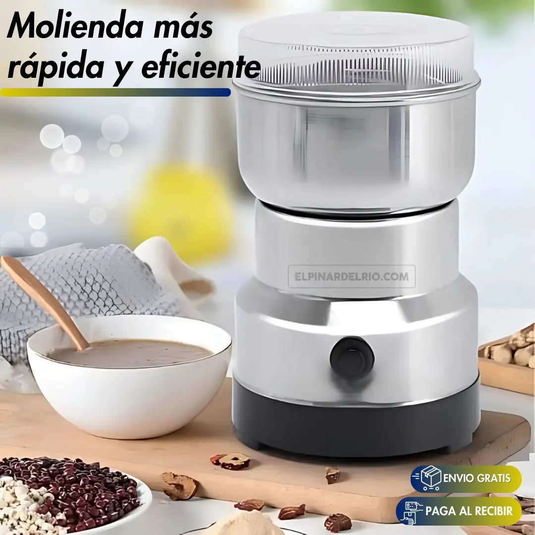 Molino Eléctrico Portátil GrindPro 50% OFF