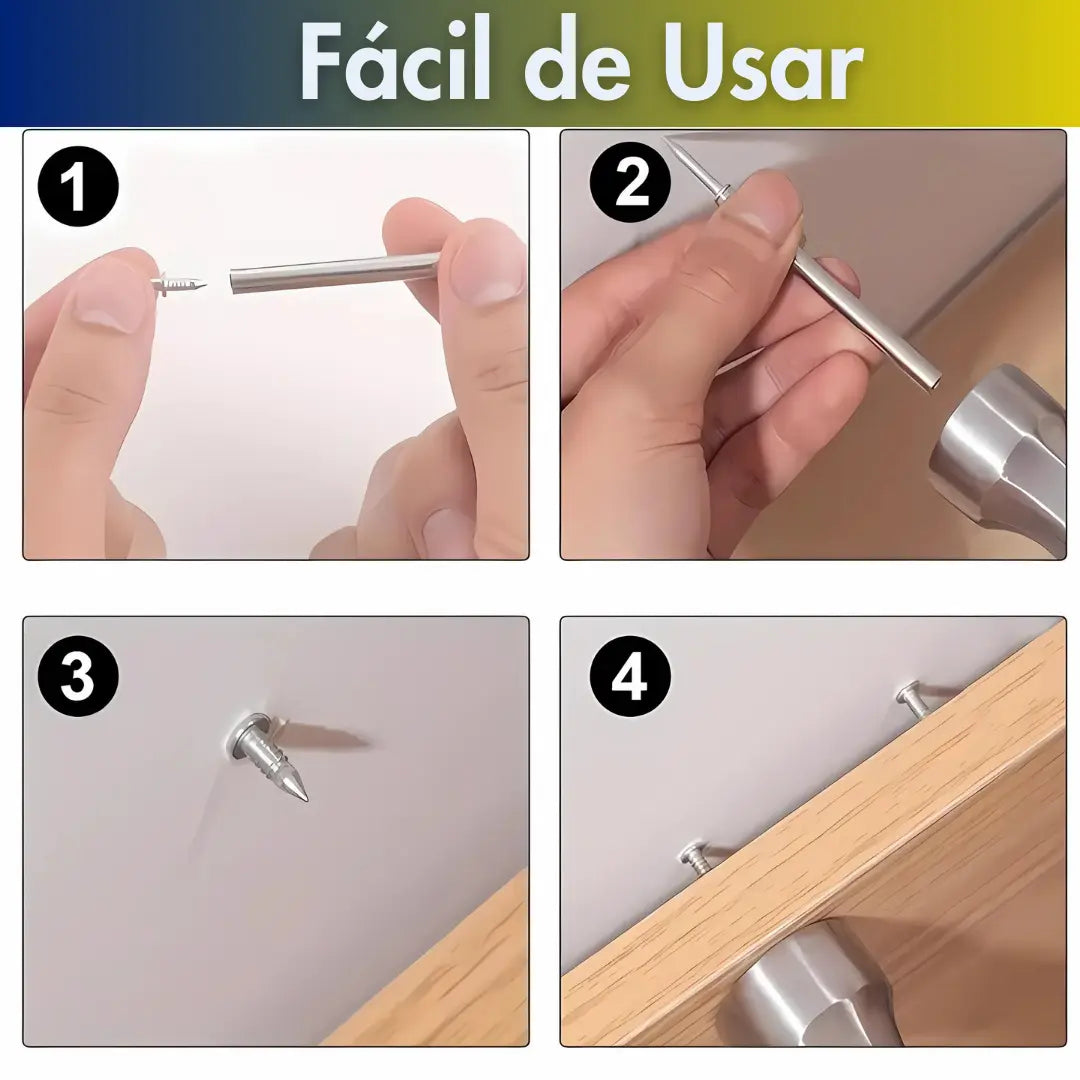 Clavos Invisibles De Doble Cabezal PAGUE 200 UNIDADES LLEVE 400 UNIDADES