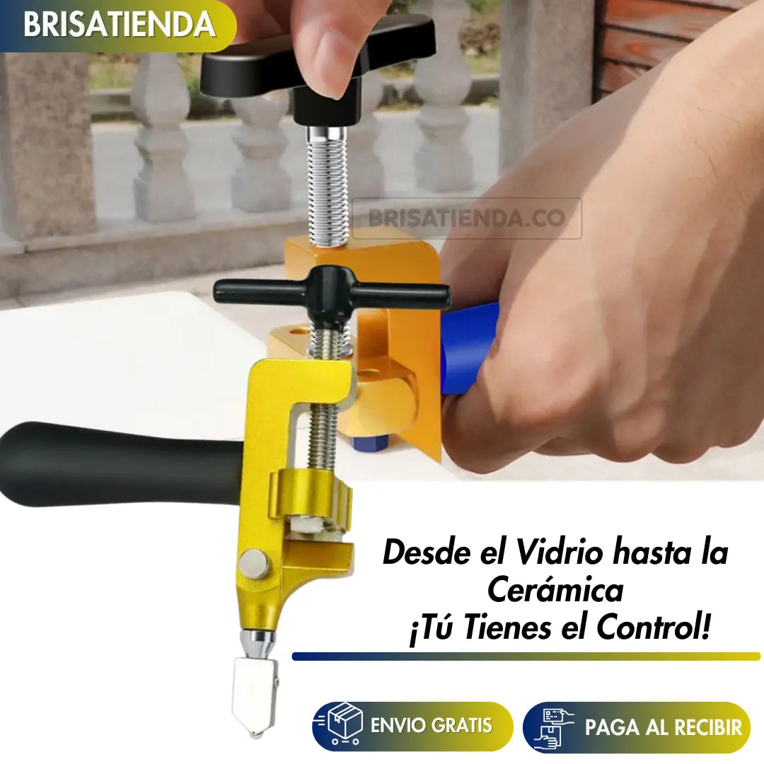 Cortador Multiproposito Manual Glass Ceram +2 REPUESTOS GRATIS