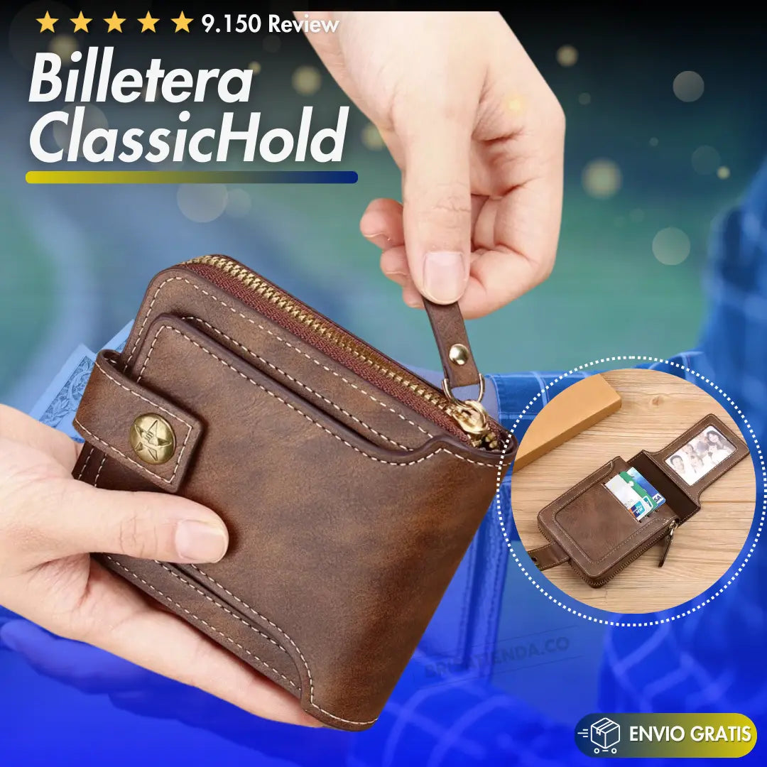 Paga 1 lleva 2 Billeteras ClassicHold 50%OFF TKT