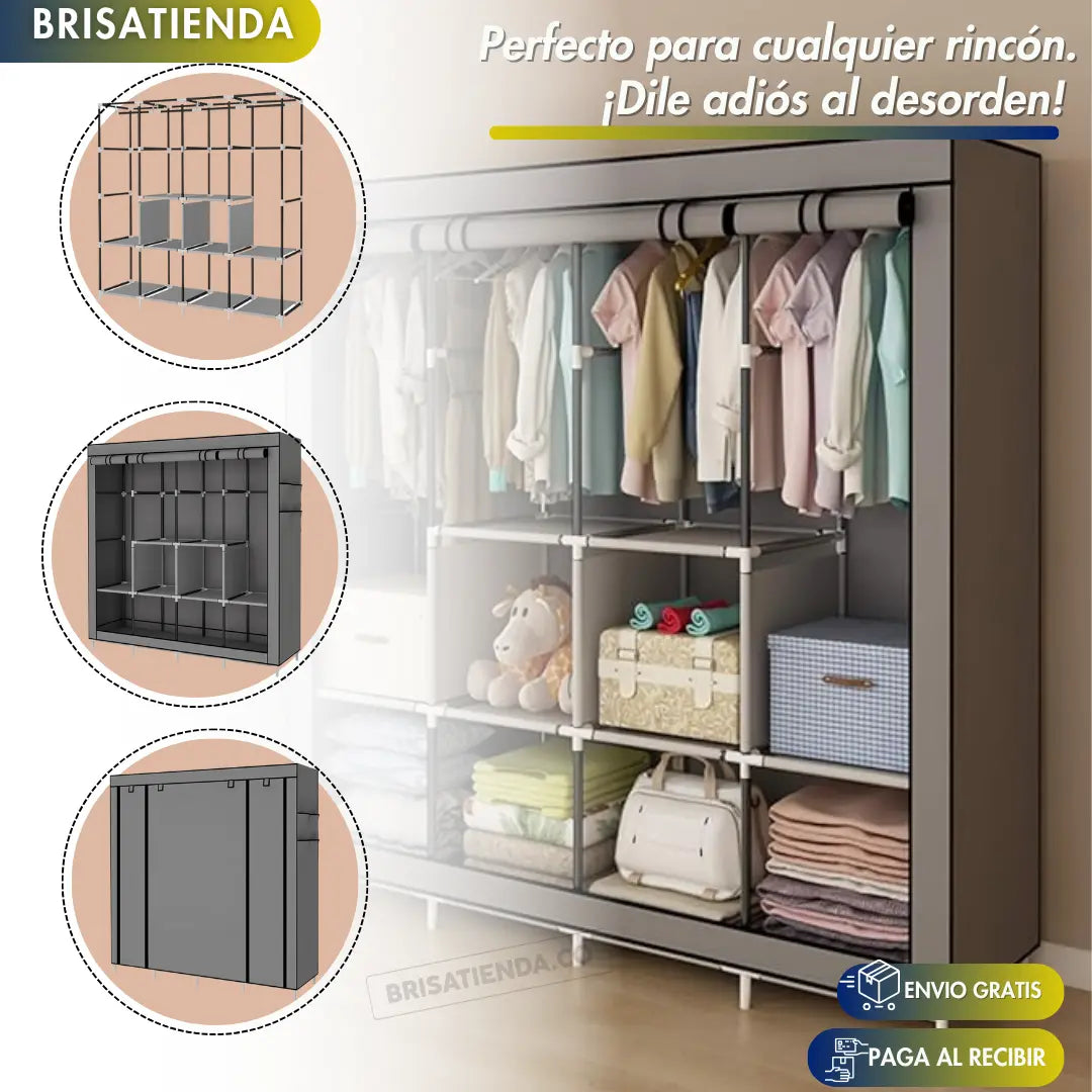 Armario Guardaropa 4 cuerpos 50% OFF