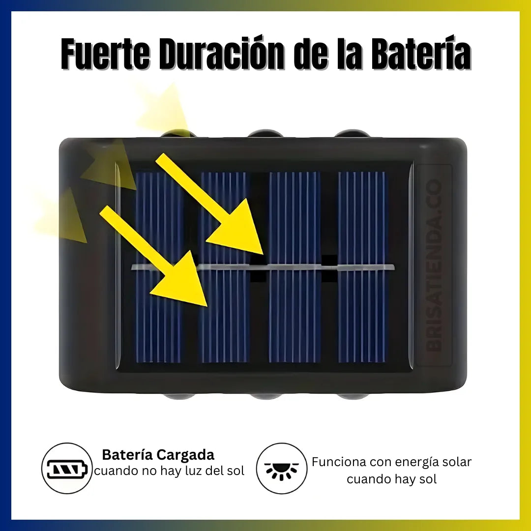 Lampara de pared SolarGlow 50% OFF