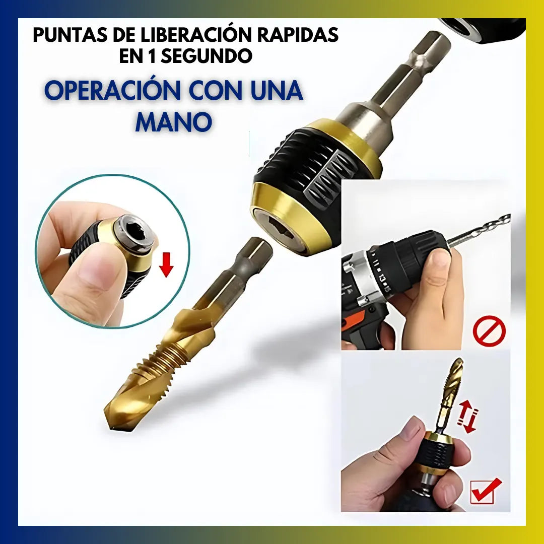 PACK X 3 Herramientas Cambia brocas para Brocas Hexagonal 50% OFF