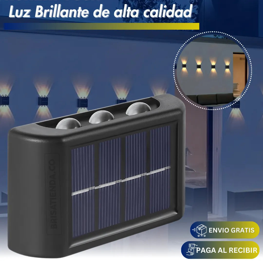 Lampara de pared SolarGlow 50% OFF