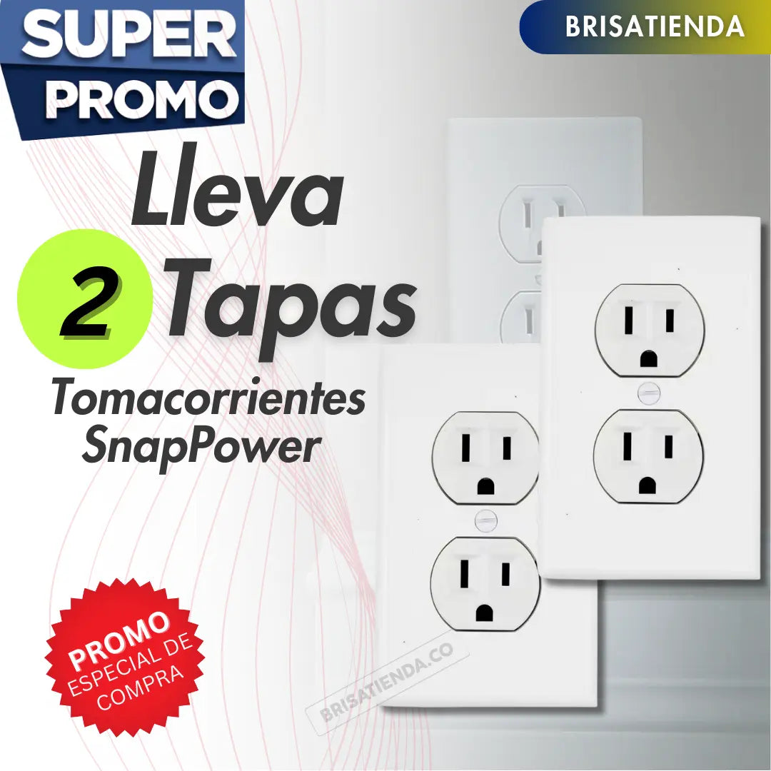 PACK Tapa de Tomacorrientes SnapPower