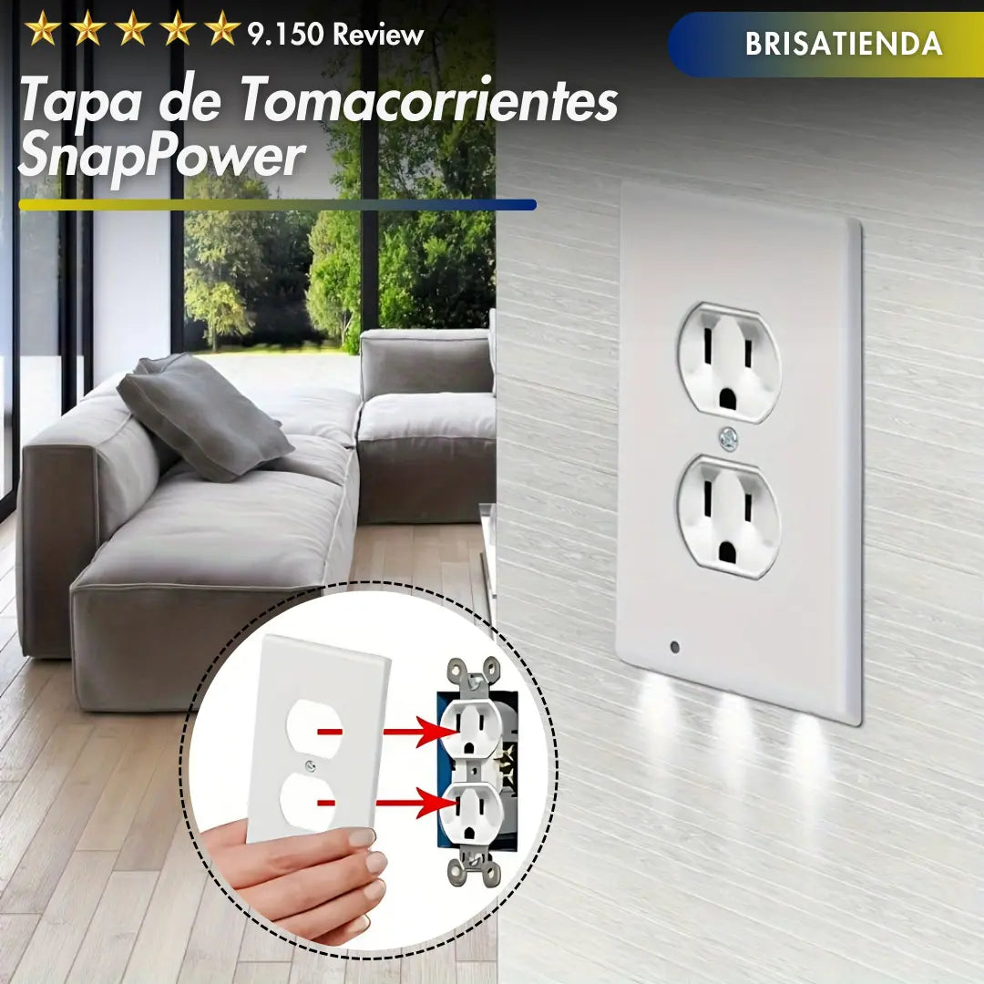 PACK Tapa de Tomacorrientes SnapPower
