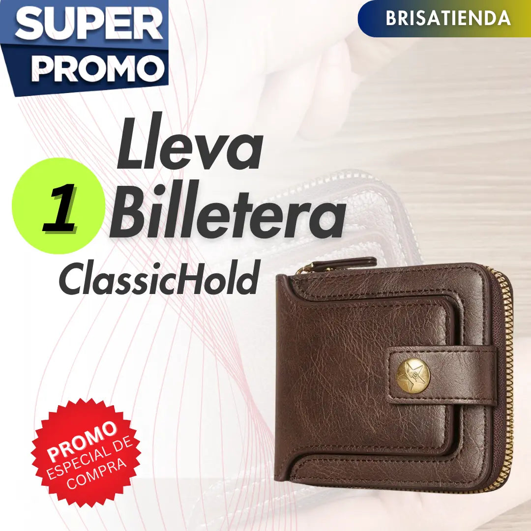 Billetera ClassicHold 50%OFF TKT