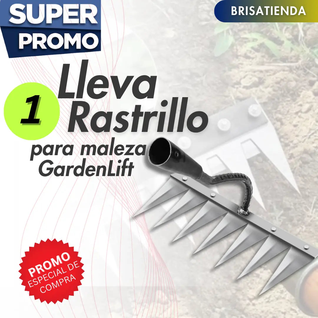 Rastrillos para maleza GardenLift +Obsequio: Guía de Jardín Hermoso