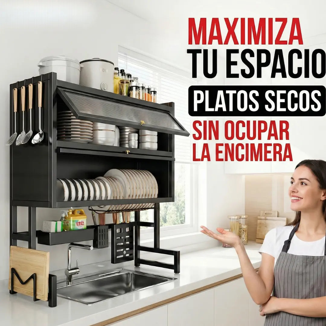 Platera Multifuncional DryLux doble con Set de Utensilios GRATIS TKT
