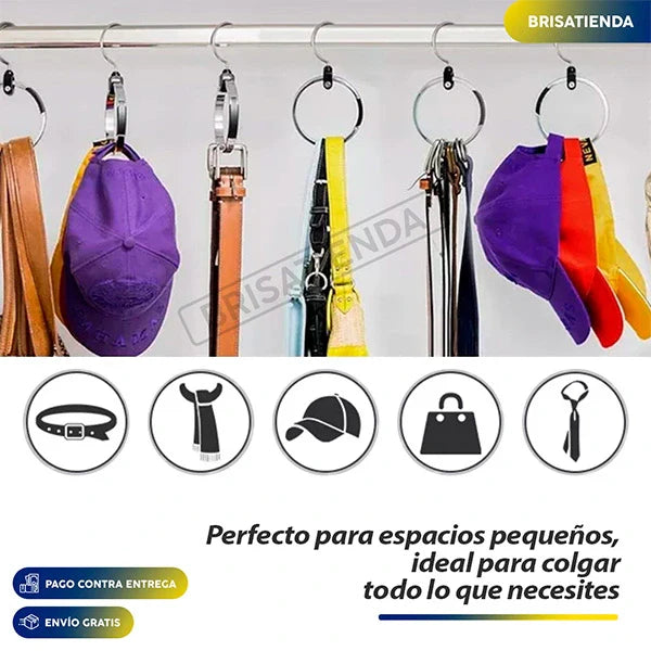 PAGA 2 Y LLEVA 4 Ganchos Organizadores Maxi flexi 50% OFF