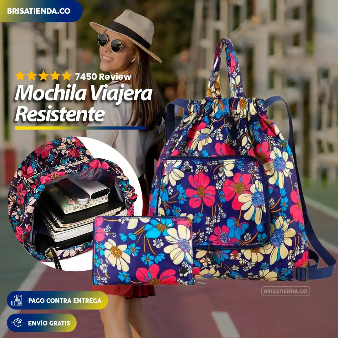 Mochila Viajera Resistente 50% OFF