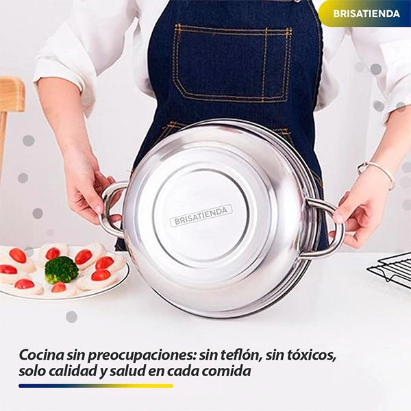 Olla 2 Niveles InoxMaster 50%OFF