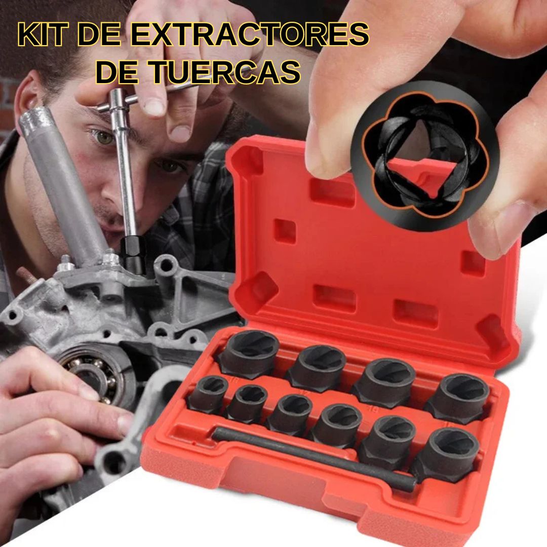 KIT Extractor de tuercas Toolset 50%OFF