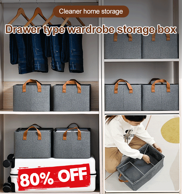 Pack x 2 Cajas De Almacenamiento de Ropa 50% OFF