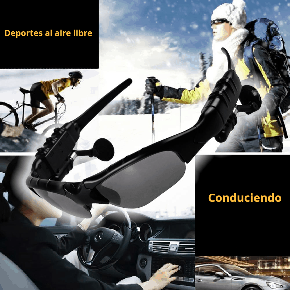 Lentes de sol con audifonos Bluetooth manos libres 50% OFF