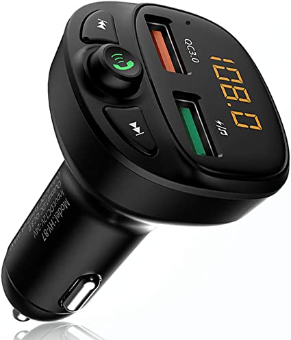Trasnmisor FM y Música Más Cargador con Bluetooth para Vehiculos 50% OFF