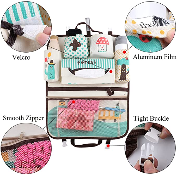 Bolsa Organizadora Para Asiento Trasero 50% OFF
