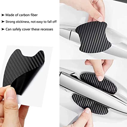 Calcomanía Protectora de Puertas de Fibra de Carbono 50% OFF