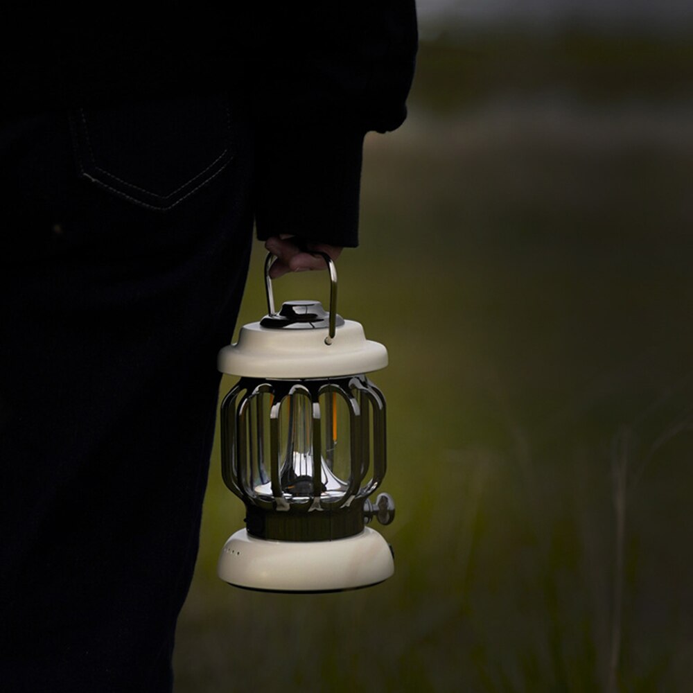 Lampara vintage portatil y recargable 50% OFF