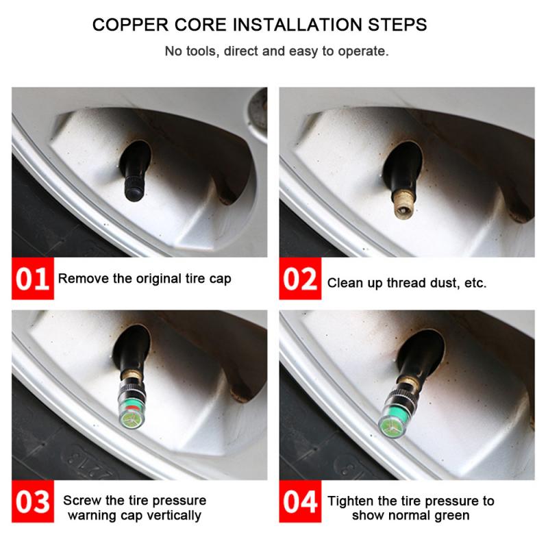 Pack de 4 Medidores de Presion de Neumaticos 50% OFF