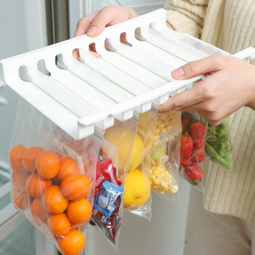 ORGANIZADOR DE BOLSAS ZIPLOCK PARA NEVERA 50% OFF