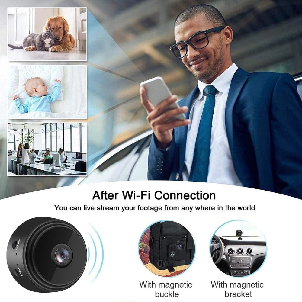 Mini Cámara HD 1080 con WIFI 50% OFF