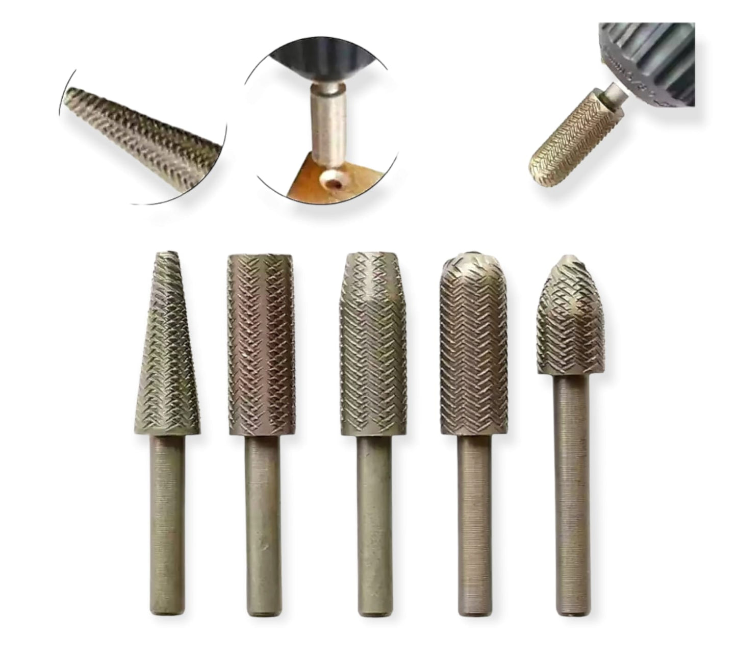 Pack de 5 Brocas para Pulir y Moldear 50% OFF