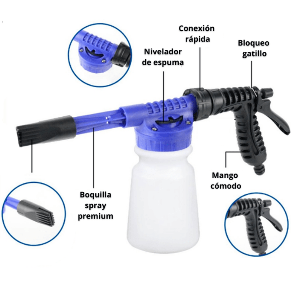 Dispensador A Presion Carwash Cannon 50% OFF