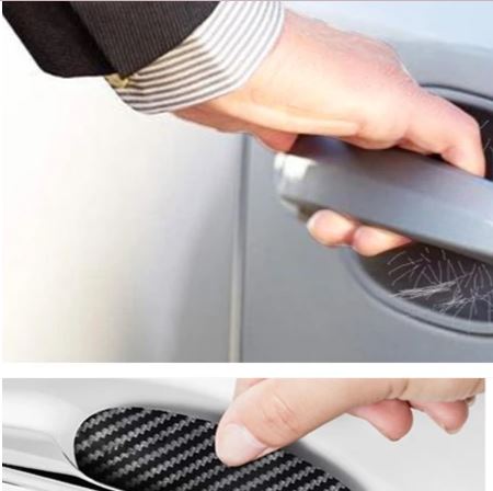 Calcomanía Protectora de Puertas de Fibra de Carbono 50% OFF