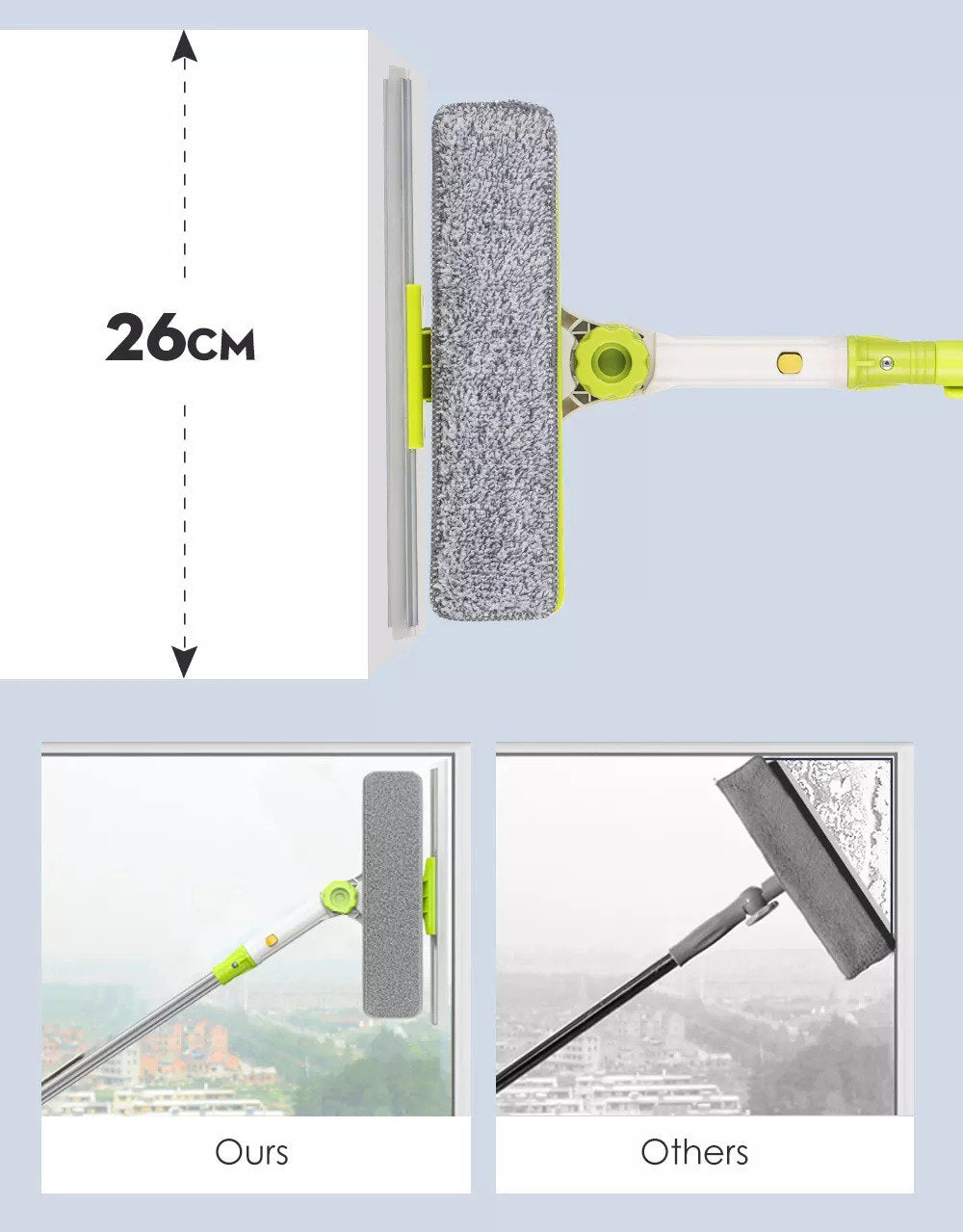 Limpiador de Ventanas Extensible 50% OFF