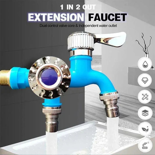 Grifo De Agua doble salida Water Tap 50%OFF