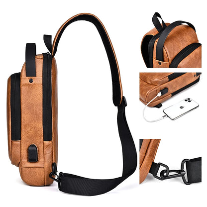 Bolso bandolero Sling USB 50% OFF