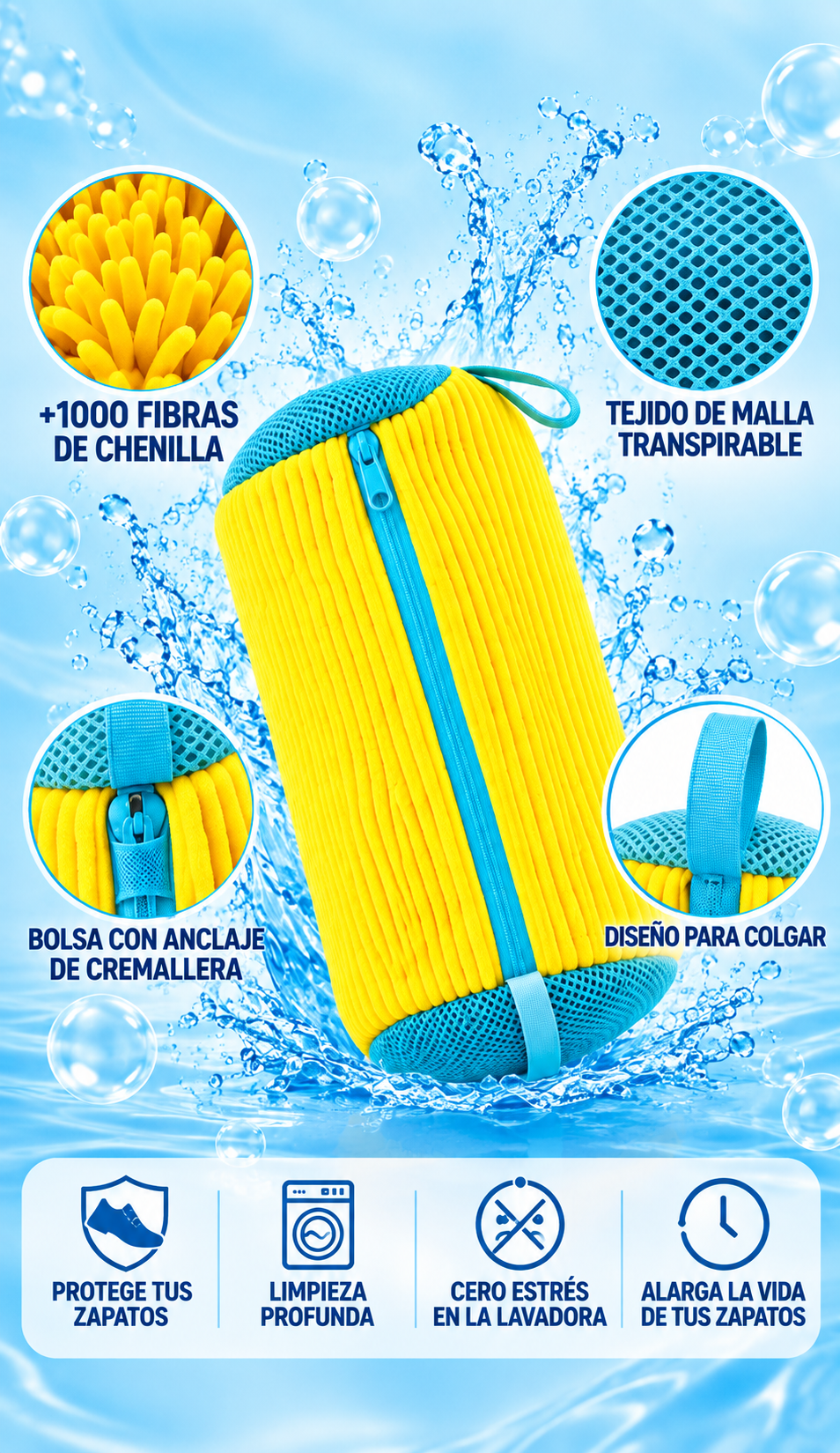 Funda de lavado tenis