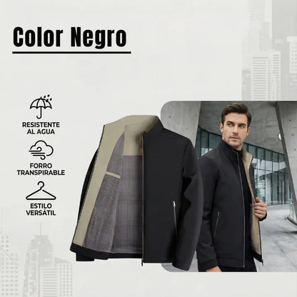 Chaqueta para Hombres Noir Axis
