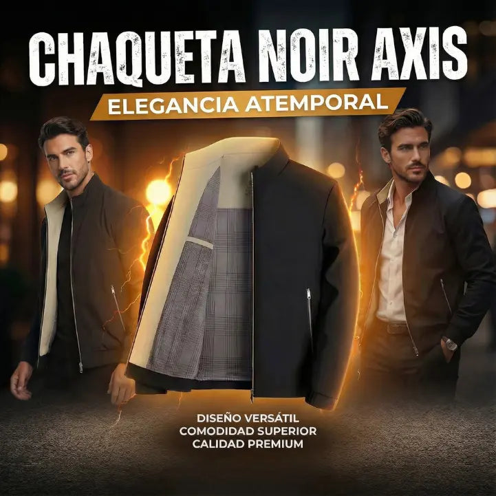 Chaqueta para Hombres Noir Axis