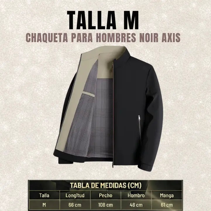 Chaqueta para Hombres Noir Axis