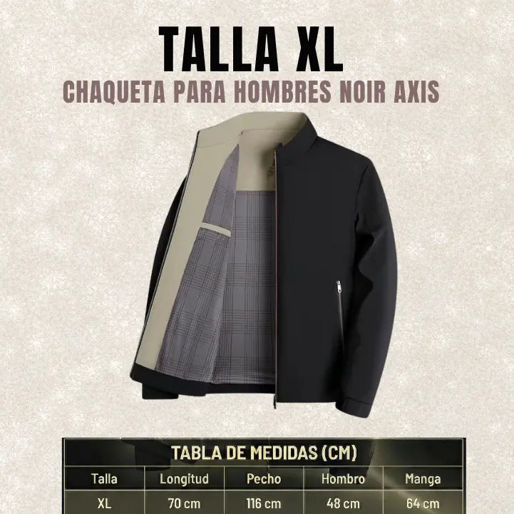 Chaqueta para Hombres Noir Axis