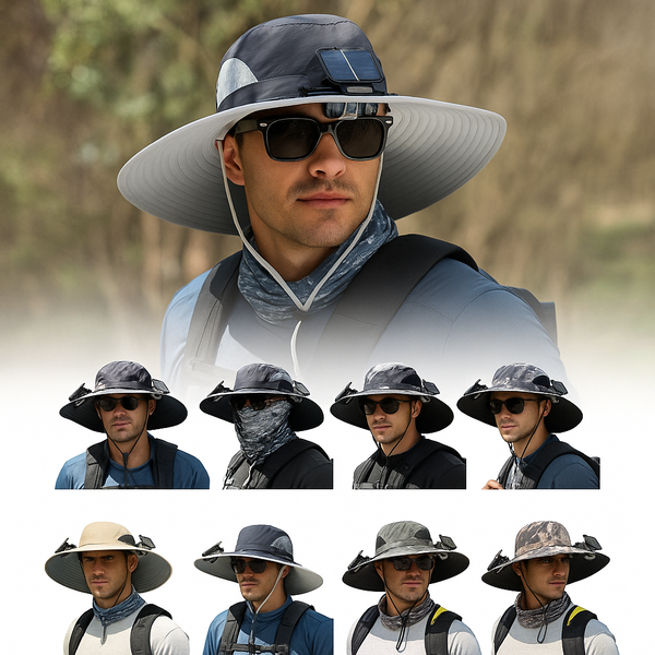 Sombrero con Ventilador Solar UltraCool™