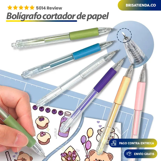 Set de Boligrafos cortador de papel 50% OFF