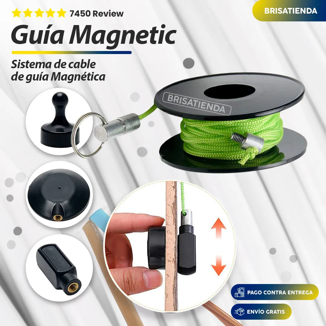 Paga 1 y lleva 2 Sistemas de cable guia magnetic 50% OFF