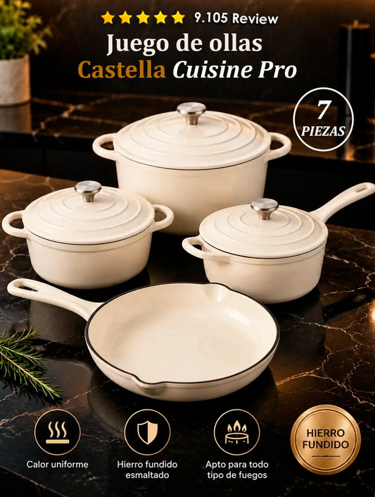 Juego de ollas Castella Cuisine Pro 7pcs