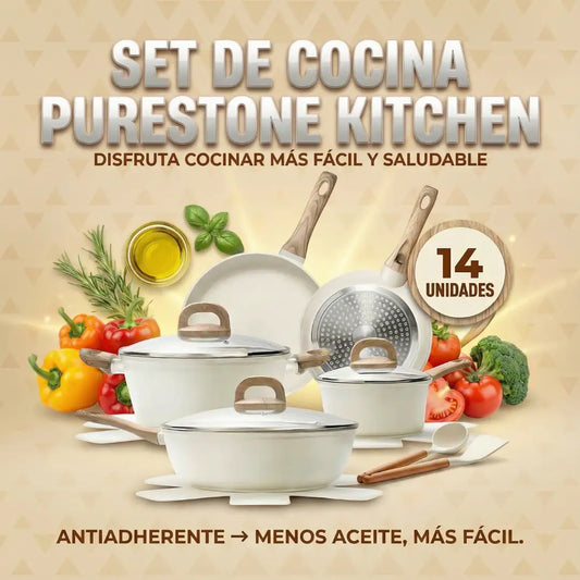 Set de Cocina PureStone Kitchen 14 Piezas