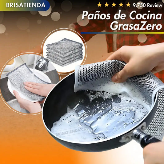 Paños de Cocina GrasaZero 50% OFF